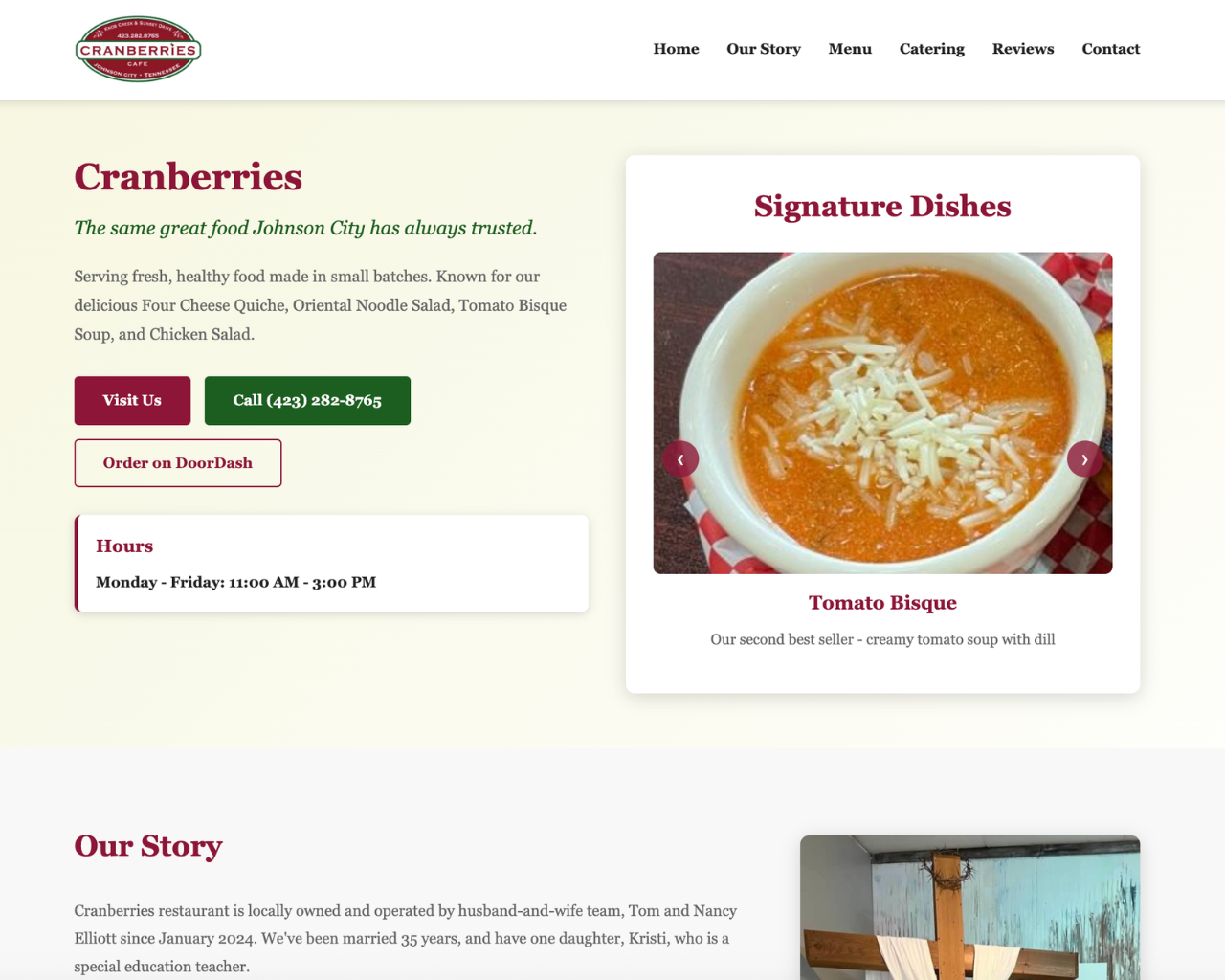 Cranberries Website Project