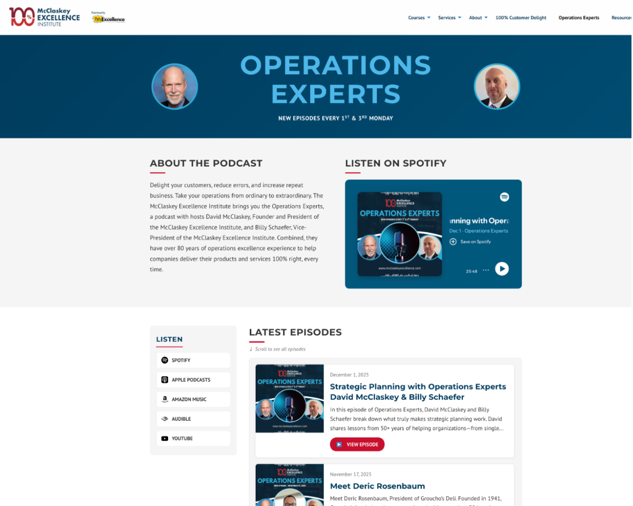 Operations Experts Project